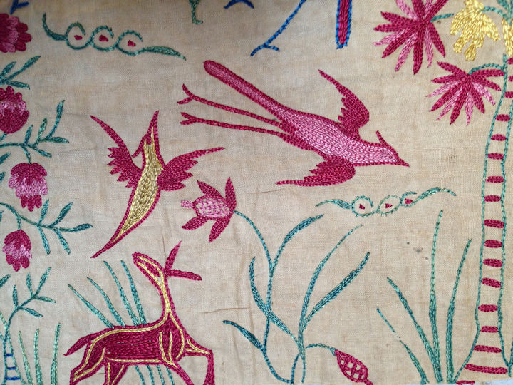 Indian Export Gujerati Embroidery