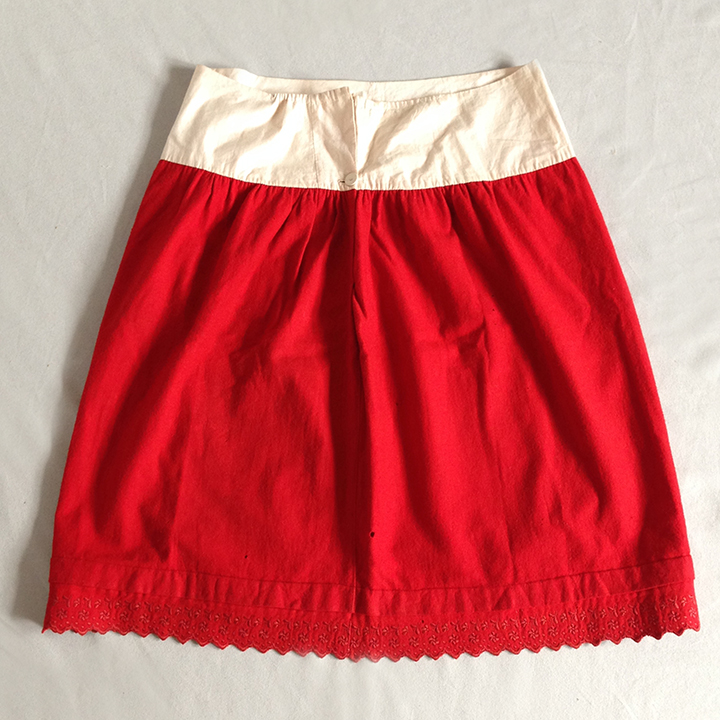 Scarlet Petticoat Mid 19th c | English & European Dress | Meg Andrews ...