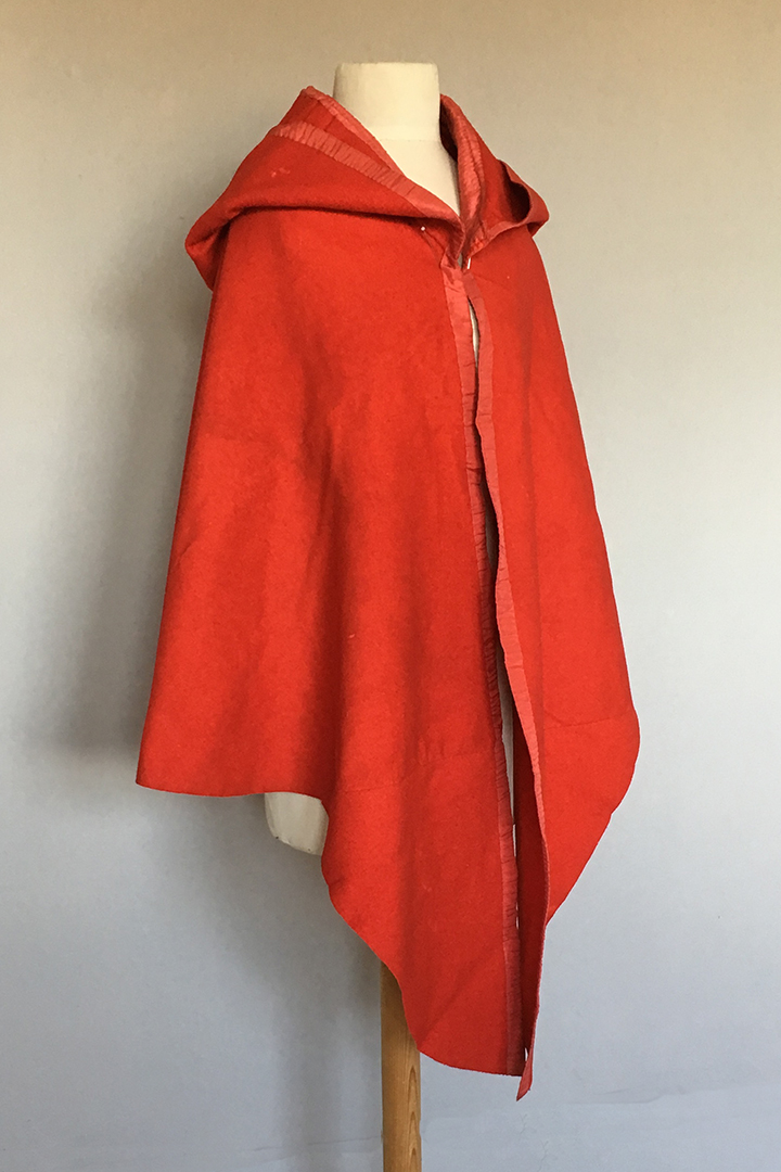 short cloak with hood