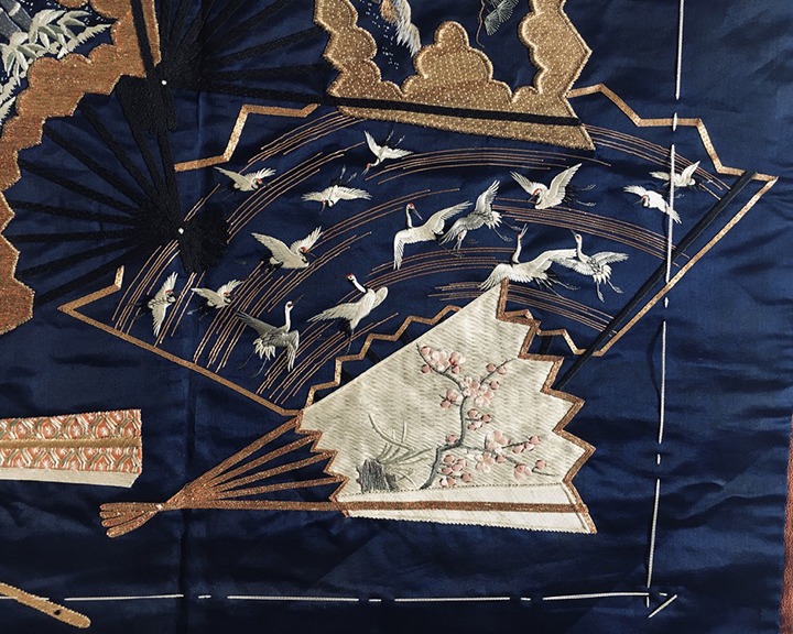 最後の晩餐　　織物 Japanese Fukusa Last 1/4 18th c | World Textiles & Dress