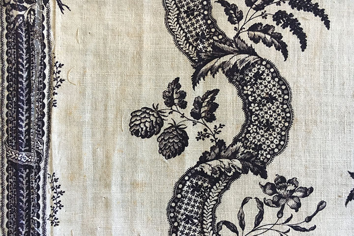 Copperplate Dress Print