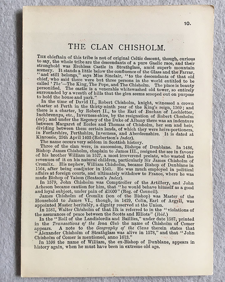 Scottish Clans/Tartans