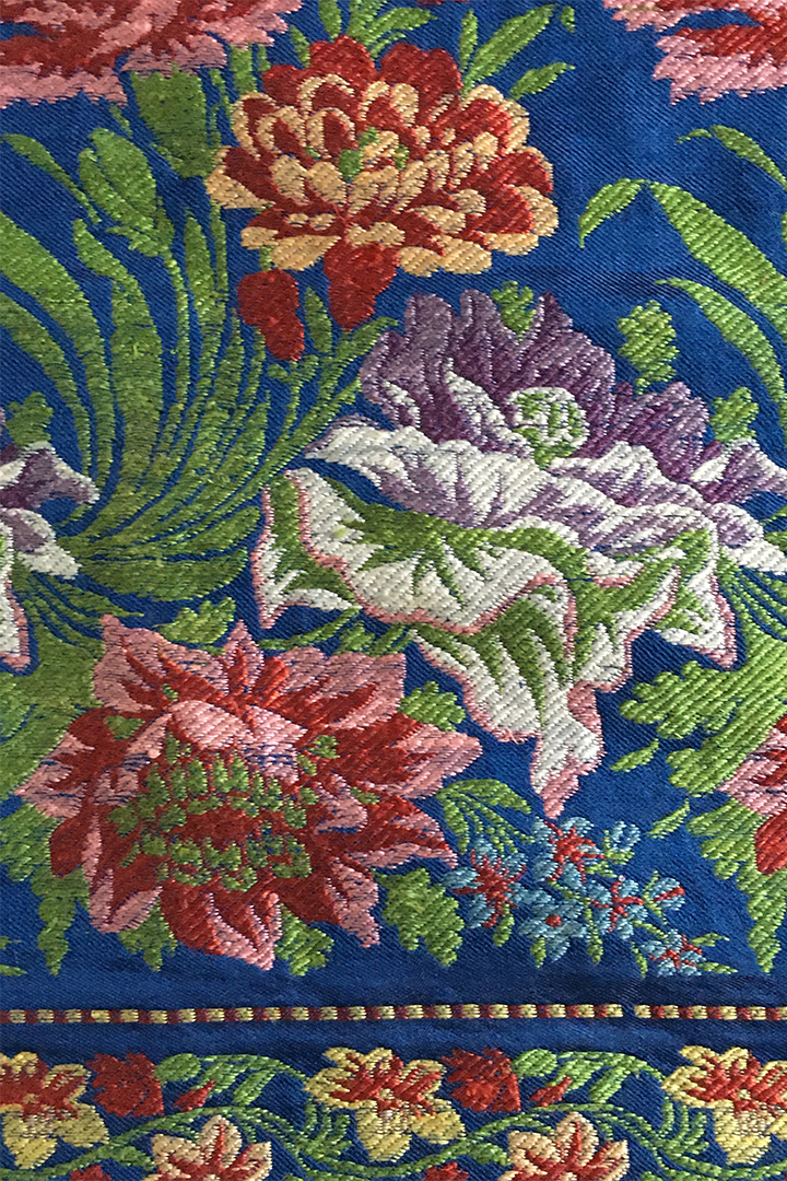 Spitalfields Blue Silk