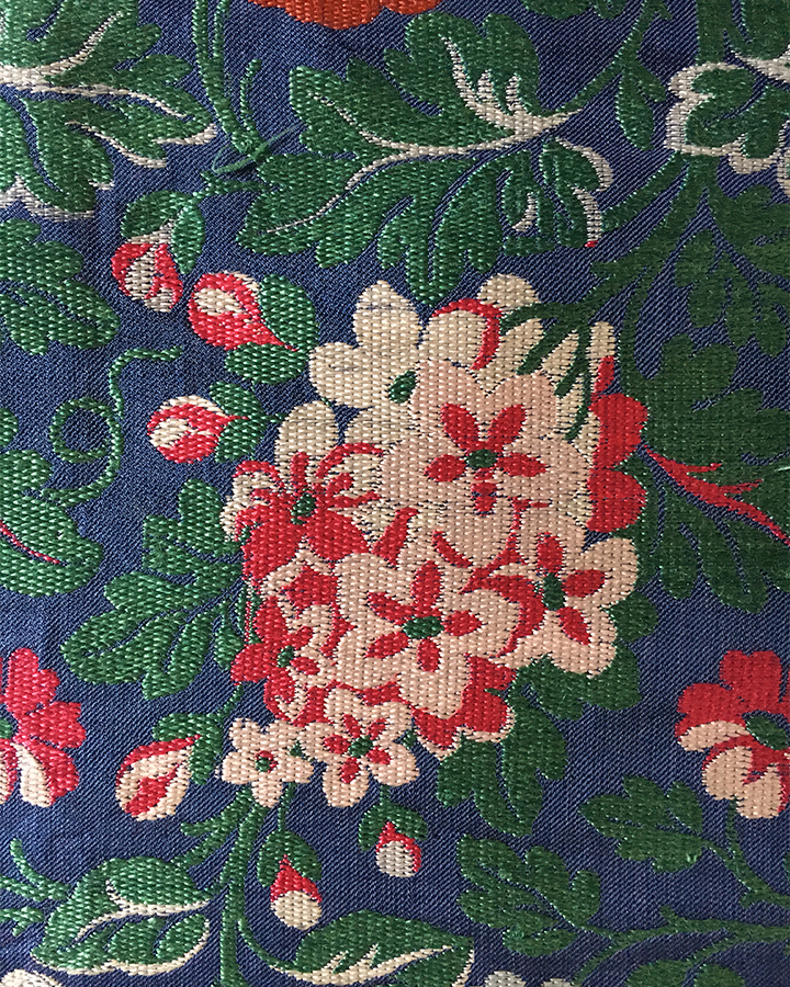 Spitalfields Blue Silk