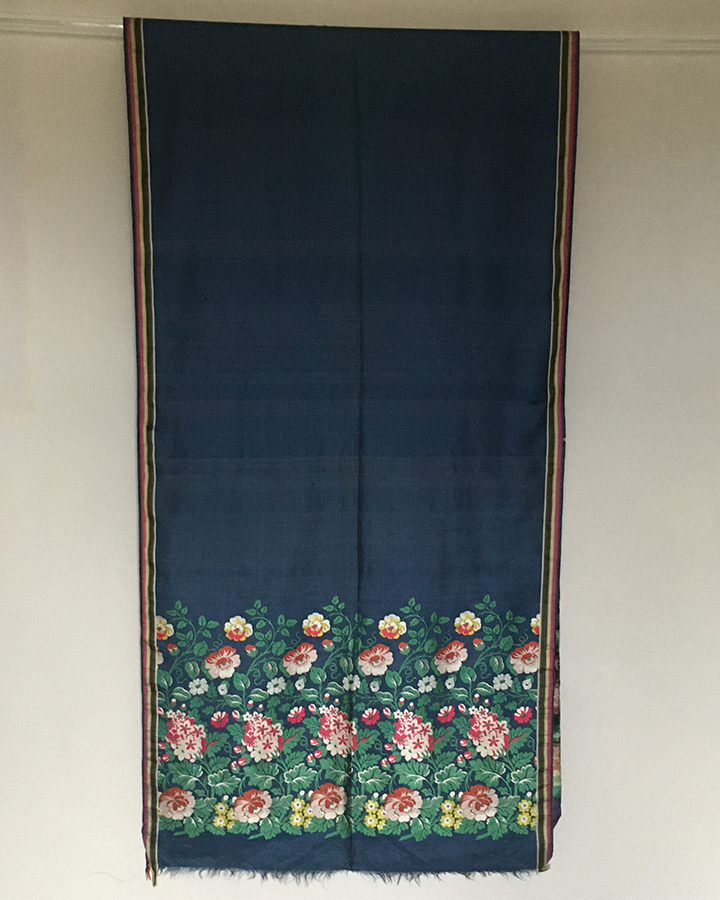 Spitalfields Blue Silk