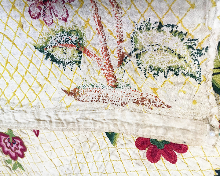 Embroidered & Quilted Skirt