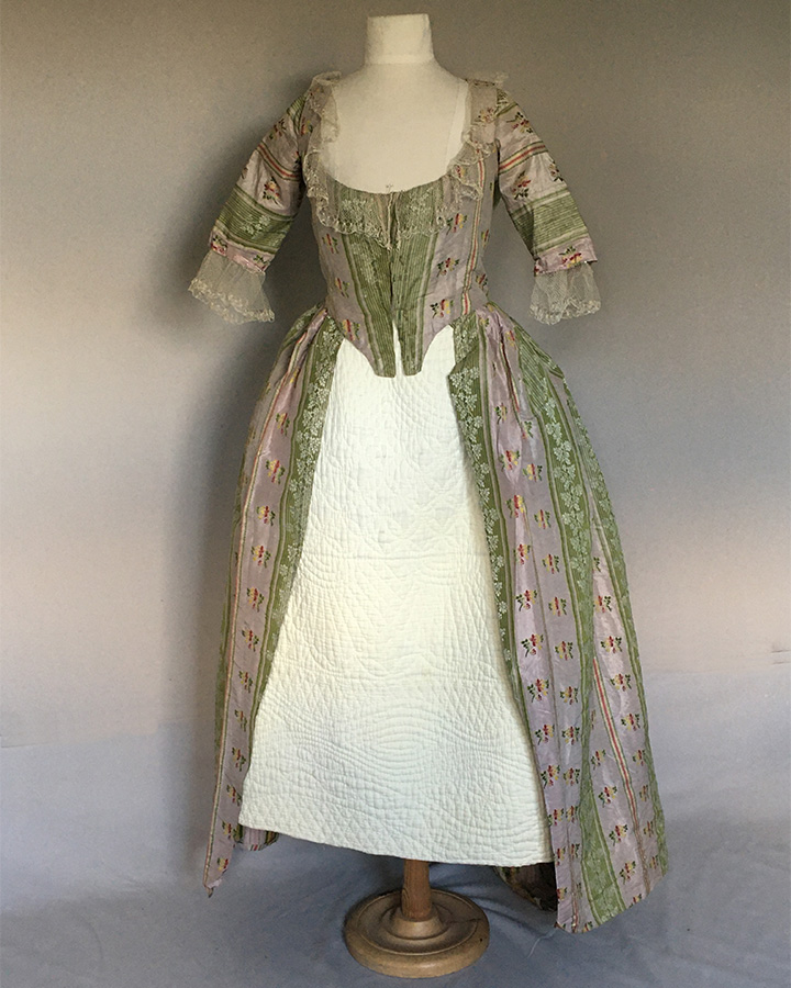 English Polonnaise Gown 1770s | English & European Dress | Meg Andrews ...