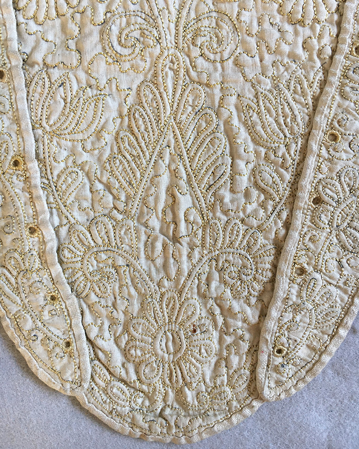 Cord Quilted Stomacher