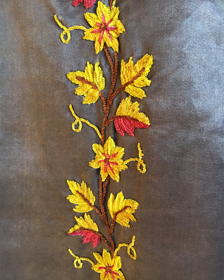 Chenille Embroidered