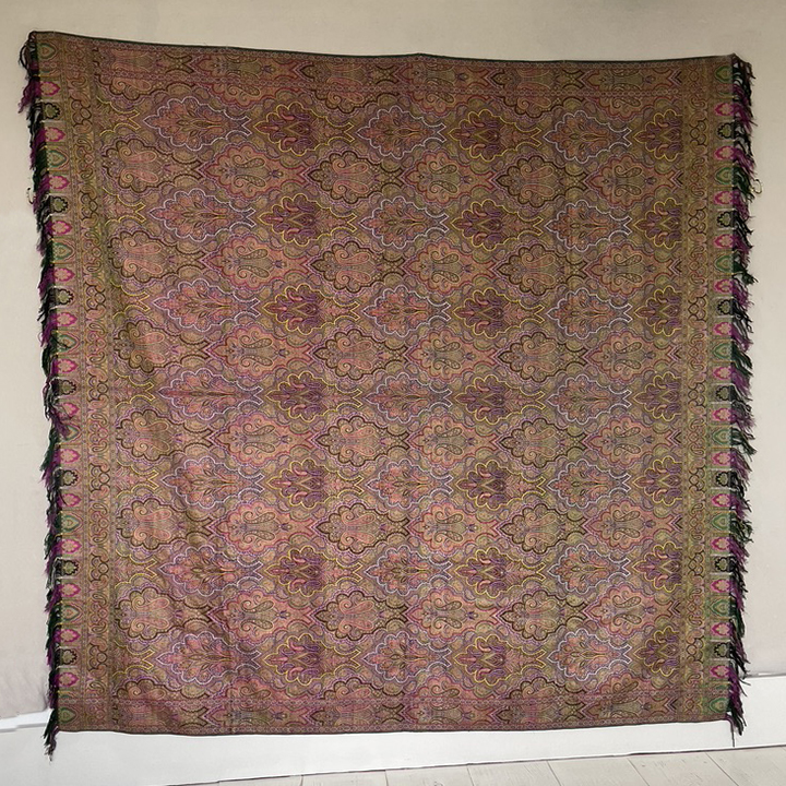 Reversible Silk Shawl