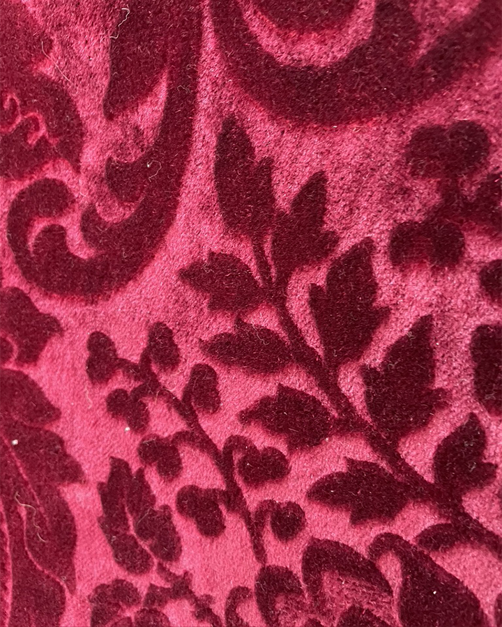 11m Crimson Cut Velvet