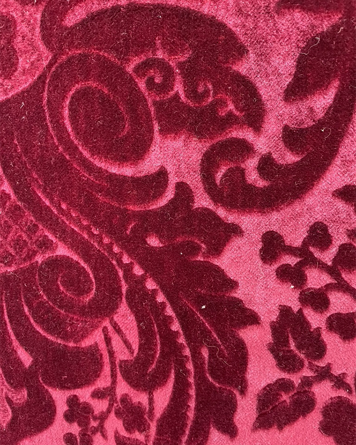 11m Crimson Cut Velvet
