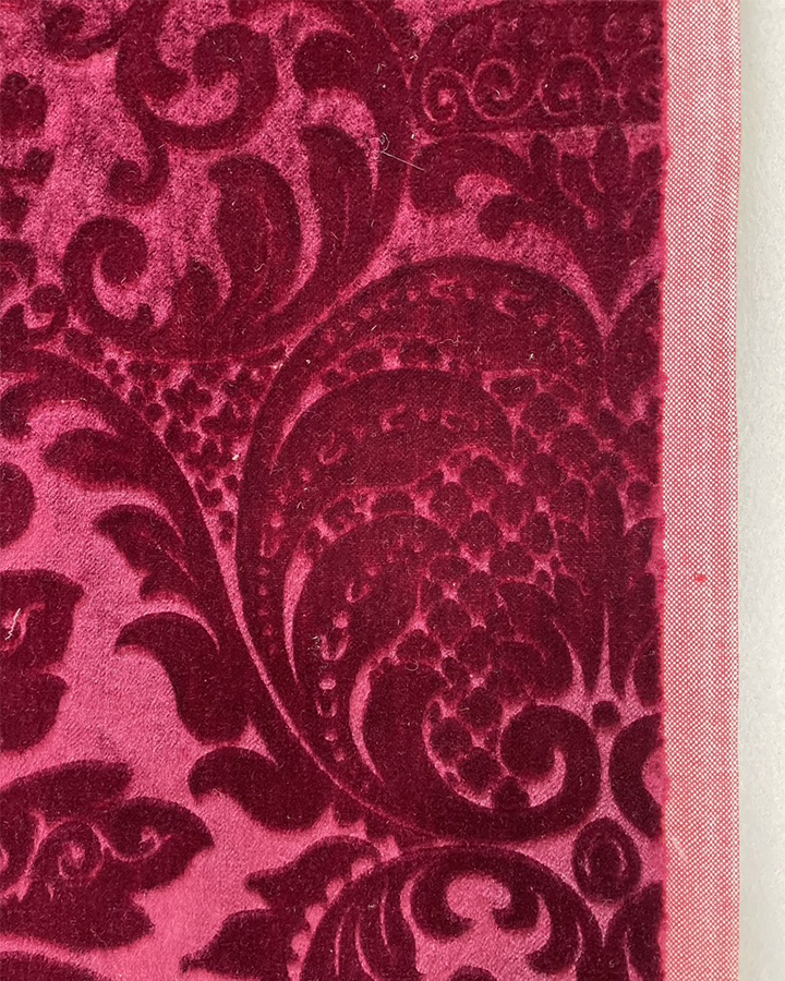 11m Crimson Cut Velvet