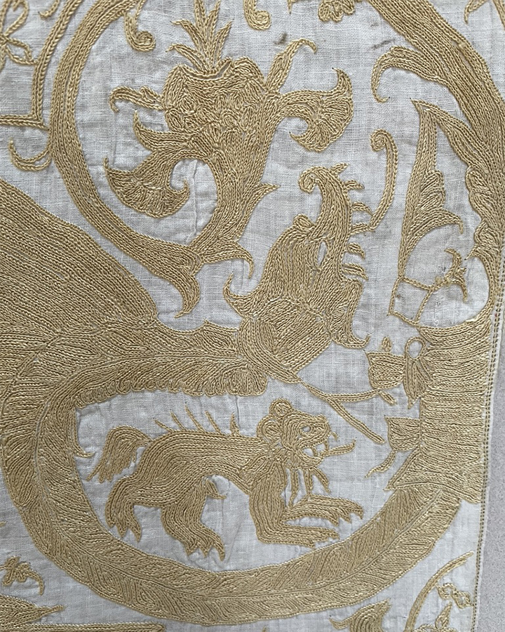 Rare Bengali Colcha Fragment