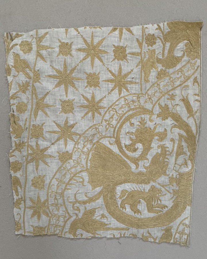 Rare Bengali Colcha Fragment