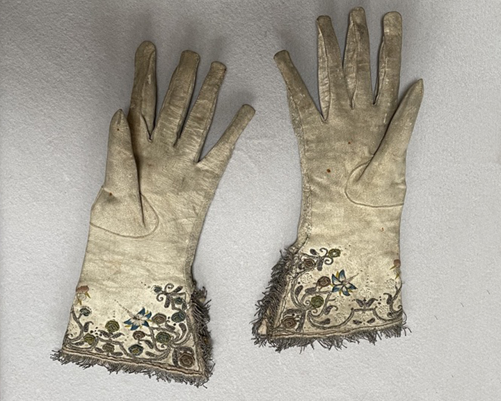 RARE Embroidered Gloves