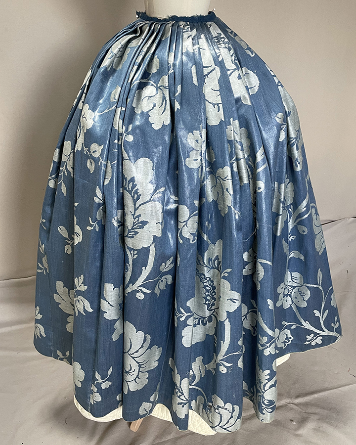 RARE Norwich Damask Skirt 1730s | English & European Dress