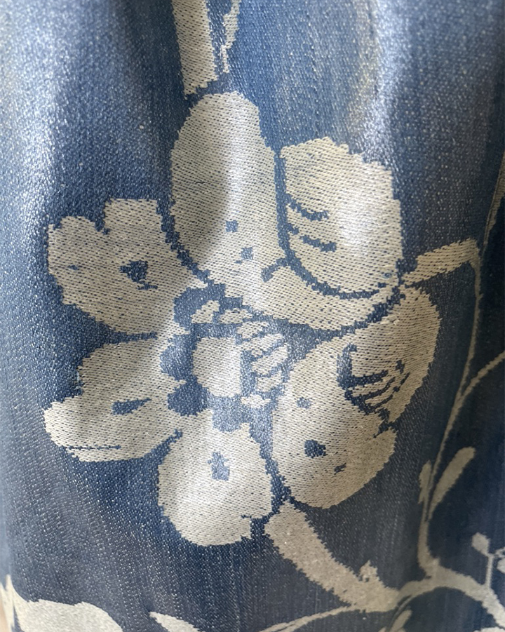 RARE Norwich Damask Skirt