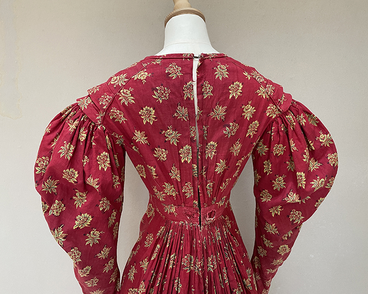 Turkey Red Discharge Dress