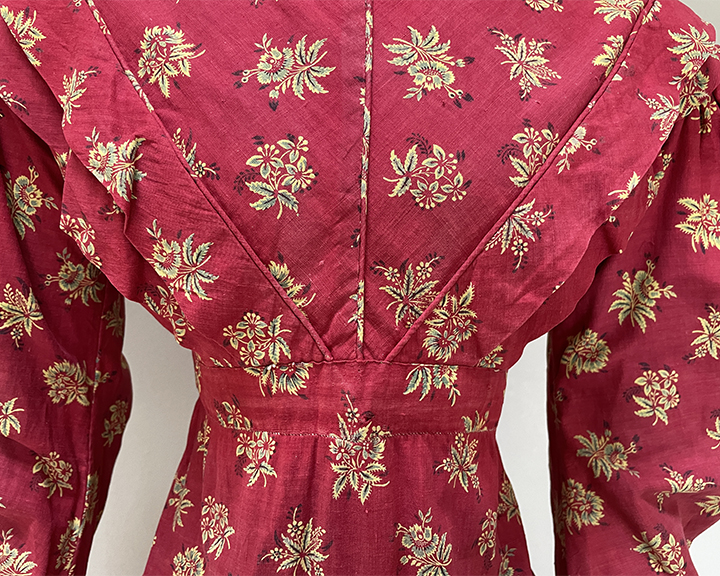 Turkey Red Discharge Dress