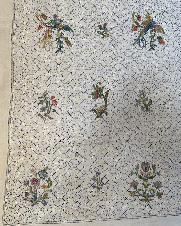 Crewelwork Bedcover