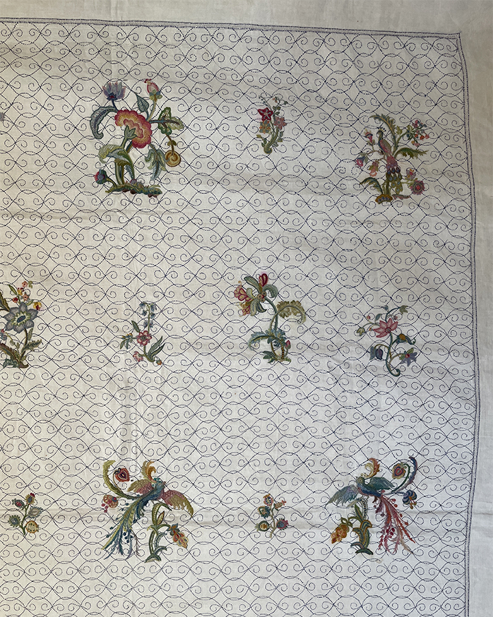 Crewel Bedcover/Wallhanging