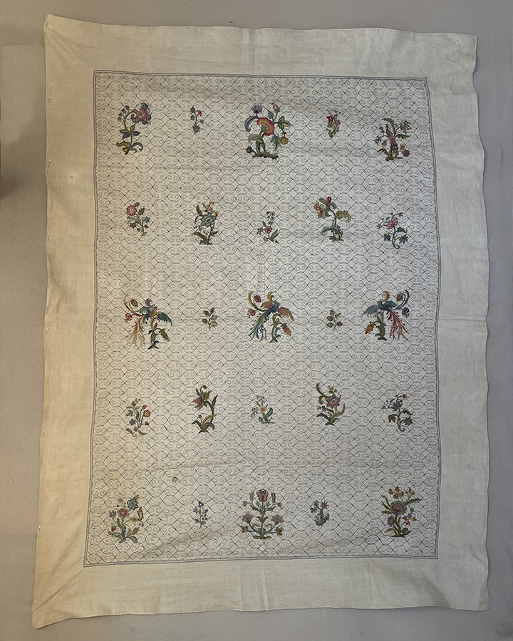 Crewel Bedcover/Wallhanging