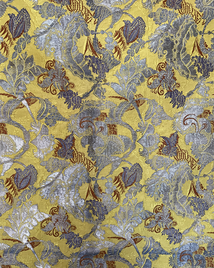 French Bizarre Silk Brocade