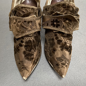 Cut Velvet Shoes