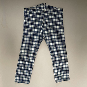 Linen Check Trousers