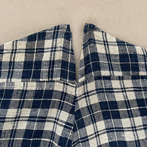 Linen Check Trousers
