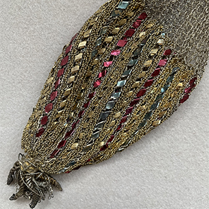 Foil Netted Purse Late 18th c