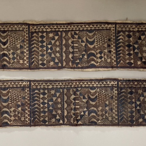 Pair Samoa Barkcloth Panels 