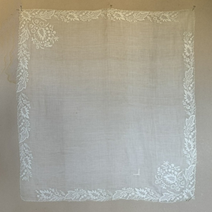 Chikan Embroidered Fichu