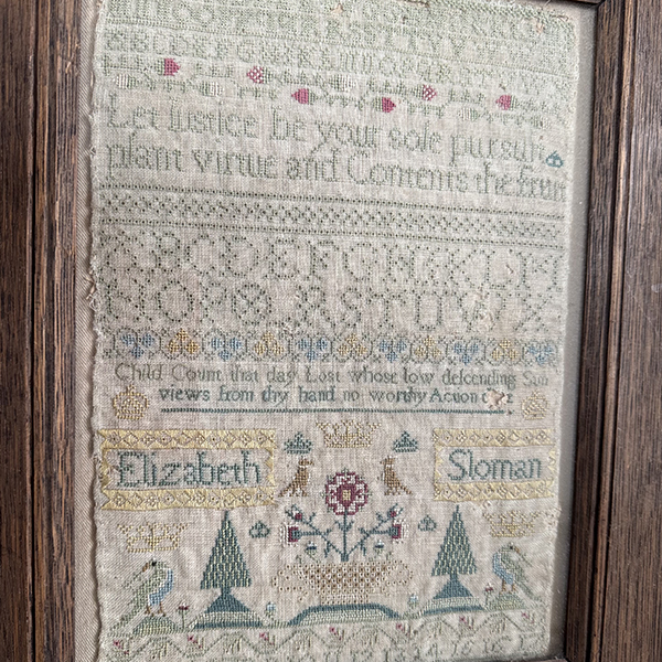 Elizabeth Sloman's Sampler