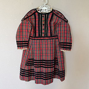Tartan Boy's Dress/Shoes 1860s