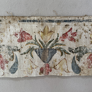 Swedish Hand Painted Panel 18th c