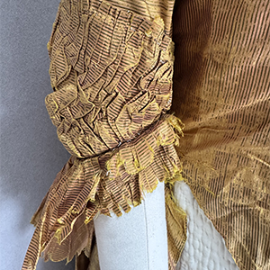 Amber striped dress 1766 -70s