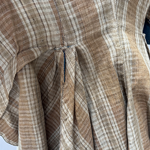 Amber striped Gown