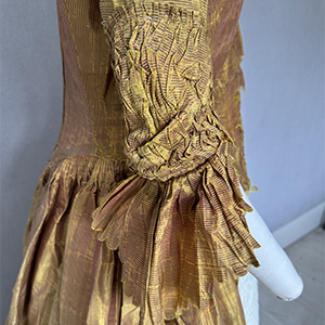 Amber striped Gown