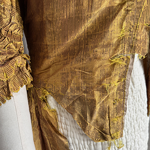 Amber striped Gown