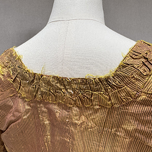 Amber striped Gown