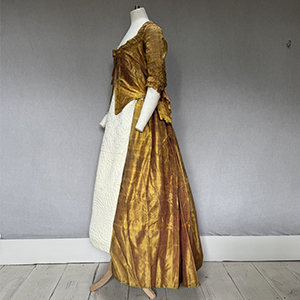Amber striped Gown
