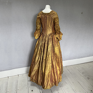 Amber striped Gown