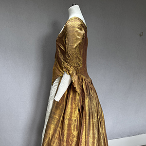 Amber striped Gown