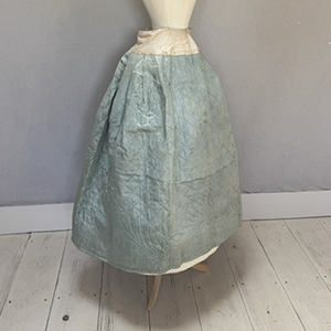 Silk Quilted Petticoat Mid-18th c