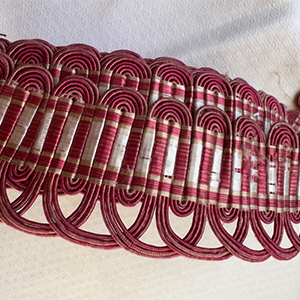 Looped Silk Braid 19th c