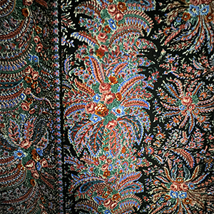 Printed wool Shawl 1860s