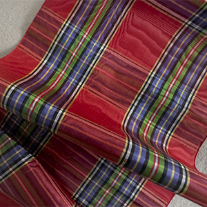 Tartan Hat Ribbon 1840s