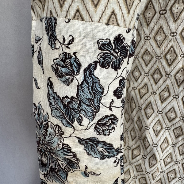 Caraco patchwork print